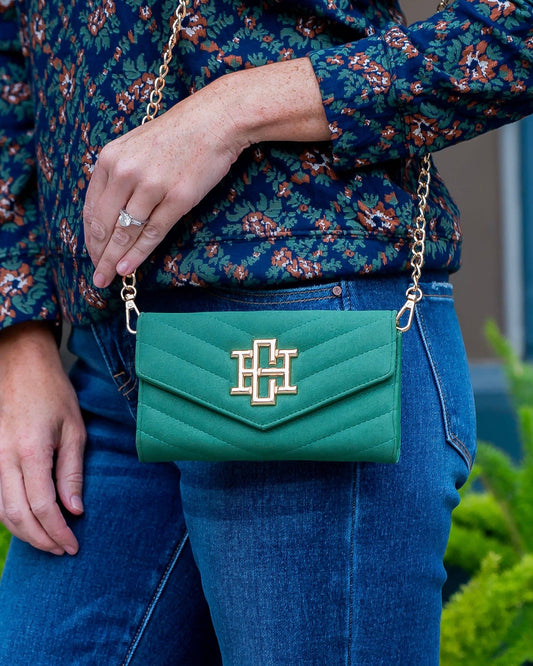 Carlington Clutch/Crossbody Green