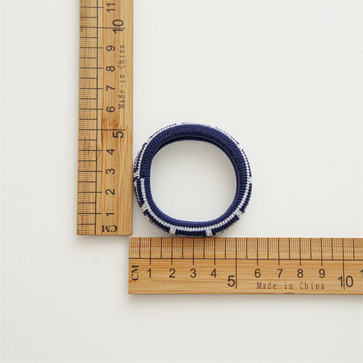 5-PIECE SET OF HIGH ELASTIC HAIR TIES_CWAHA1112: BLACKWHITE / (OS) 3