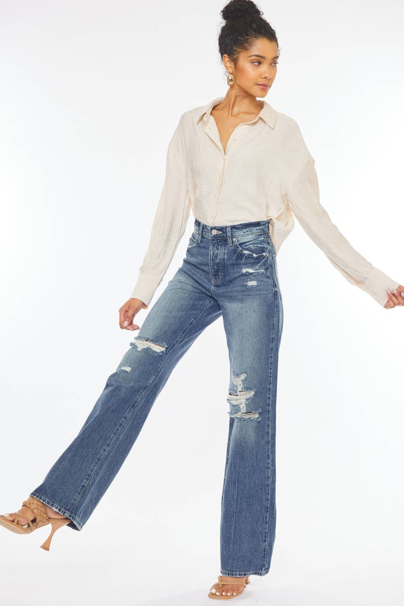 KanCan Ultra High Rise 90’s Wide Leg Flare