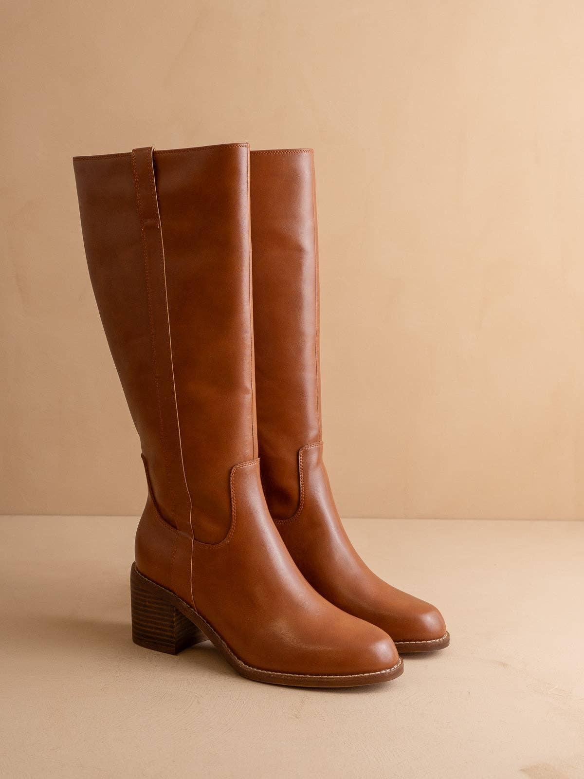 The Harriet | Brown Tall Riding Boot: BROWN
