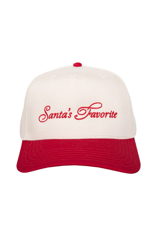 Santa's Favorite Vintage Trucker Hats for Women: Red and Tan