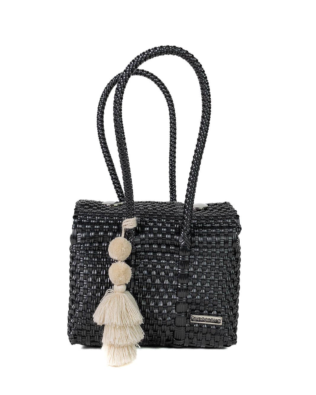 Solid Black Mini Purse