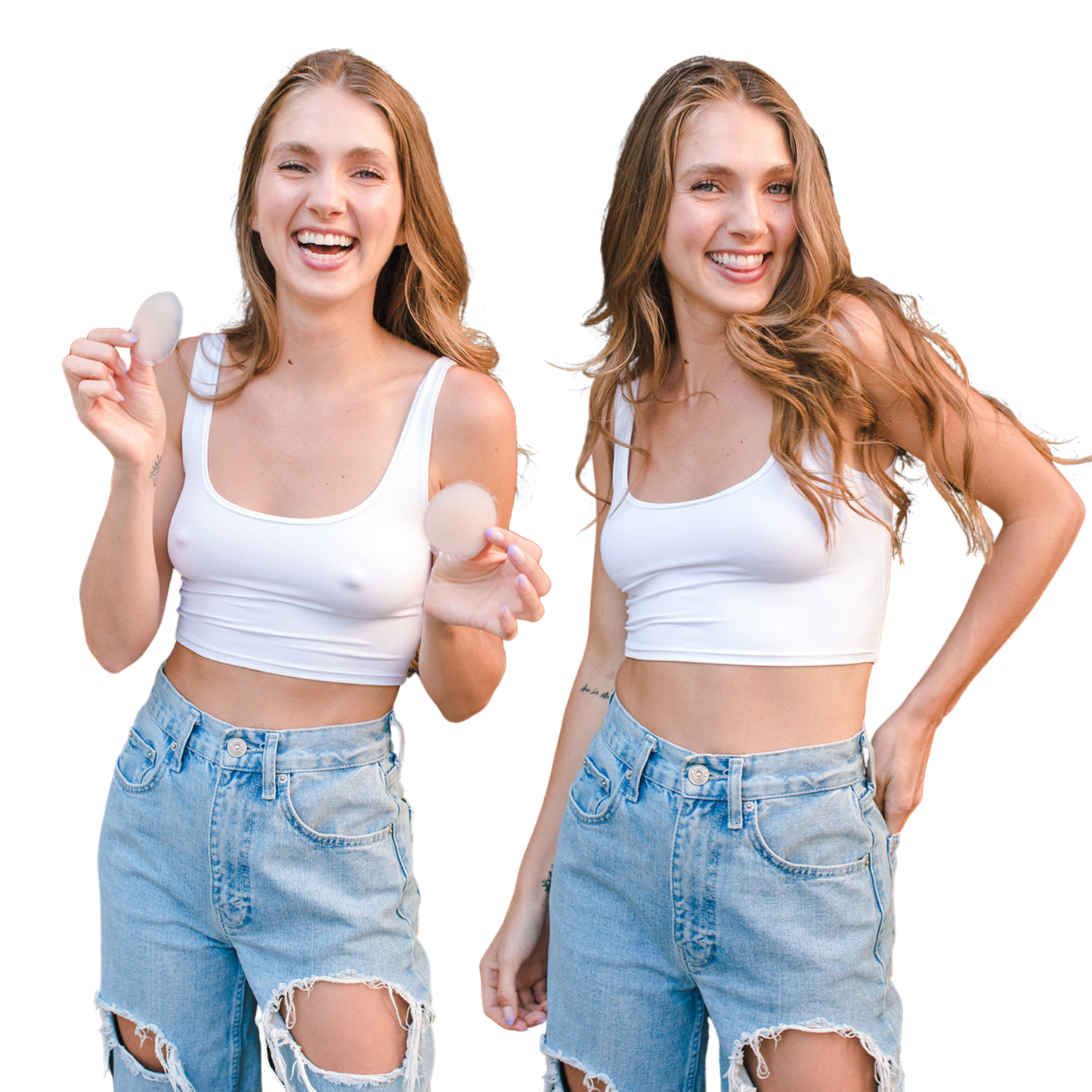 6cm Nipple Covers: Light Tint