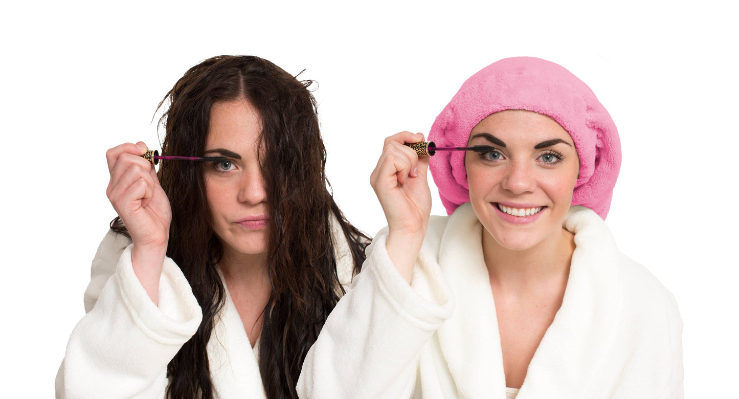 Microfiber Hair Towel - Luxurious Quick Dry: White