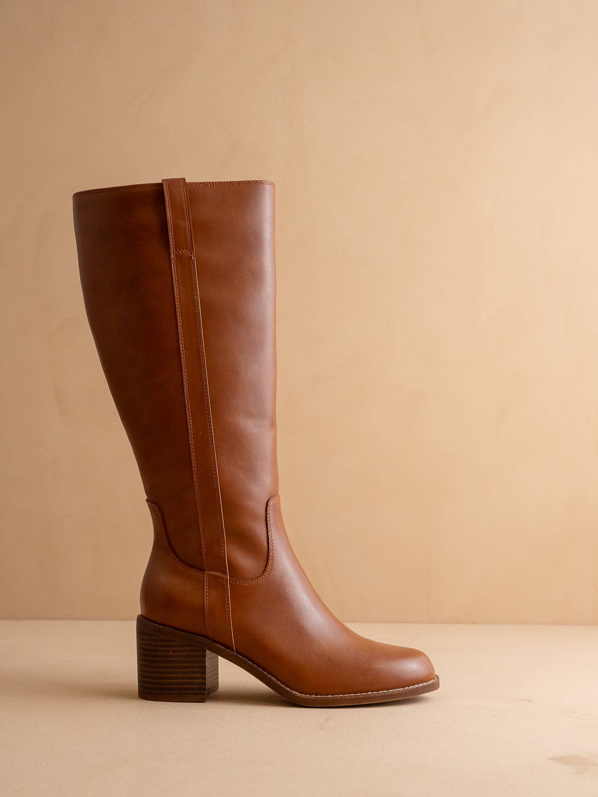 The Harriet | Brown Tall Riding Boot: BROWN