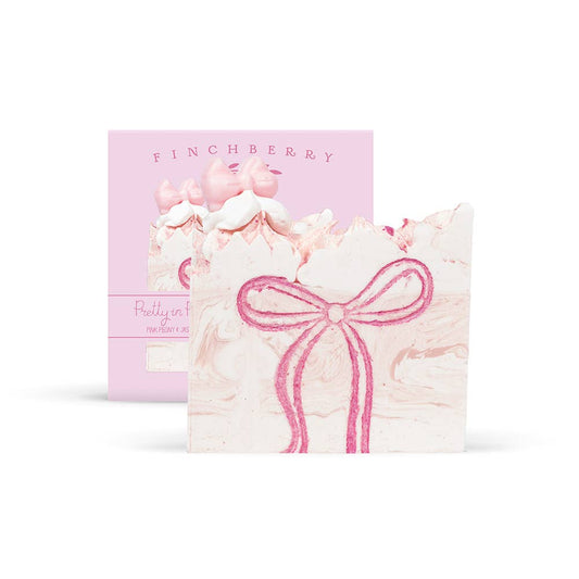 Pretty in Pink Vegan Boxed Soap with Pink Coquette Bow