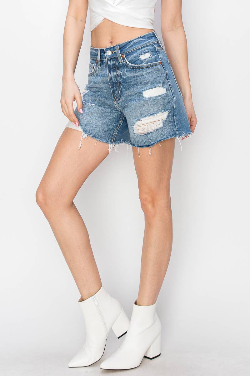 Artemis Vintage*HYBRID STYLE* HIGH RISE MIDI SHORTS