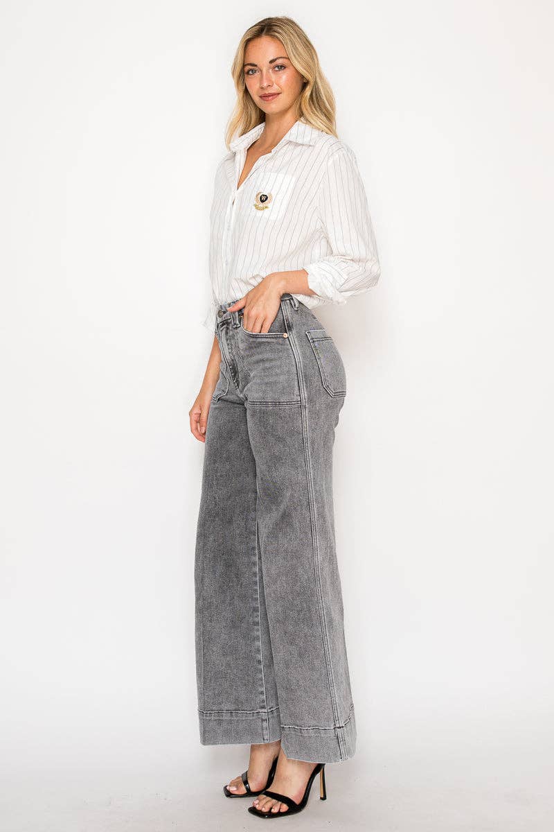 High Rise the Perfect Palazzo Jeans