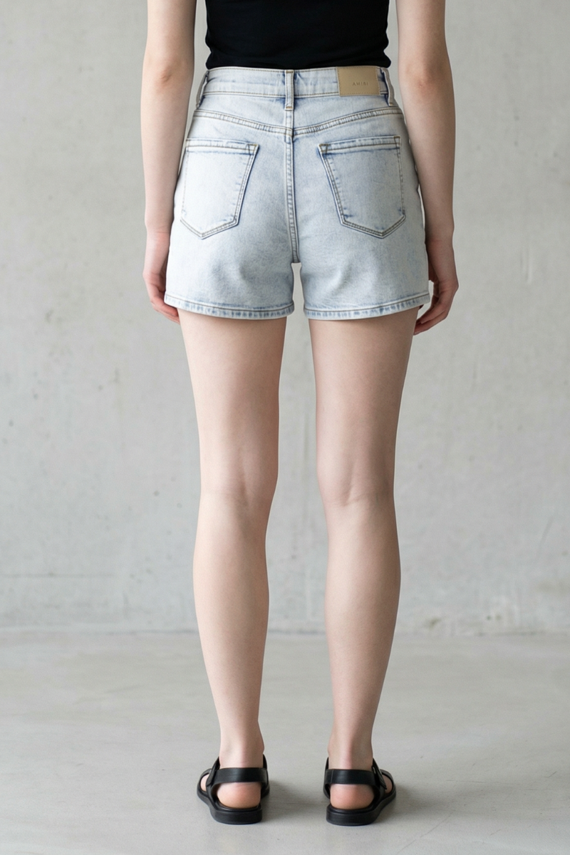 Artemis Vintage" HYBRID STYLE " HIGH RISE MIDI SHORTS: M