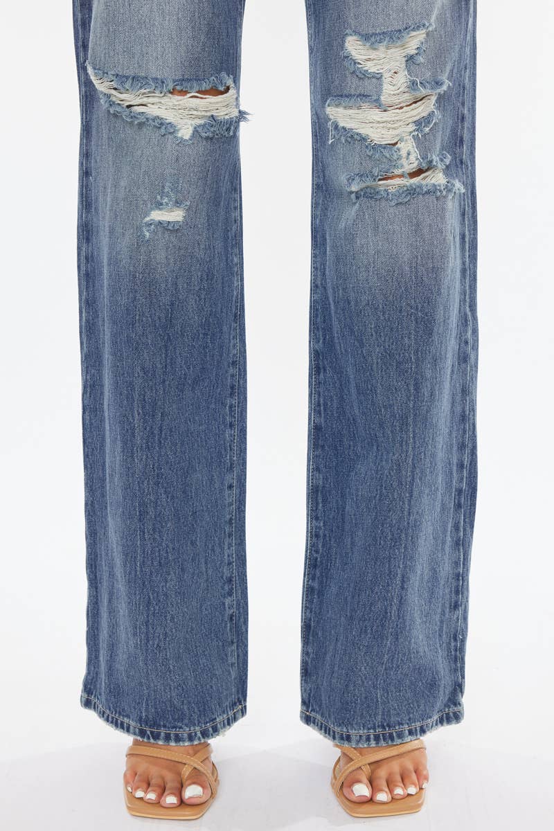 KanCan Ultra High Rise 90’s Wide Leg Flare