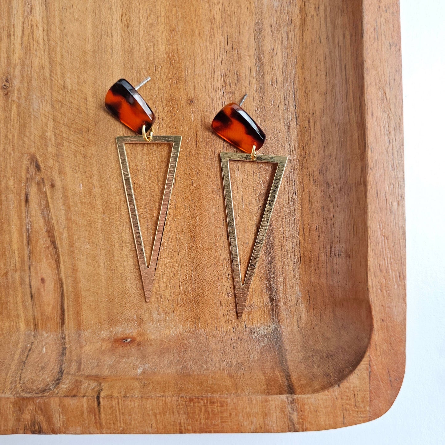 Tinley Earrings - Sedona Tortoise // Fall, Jewelry, Gifts