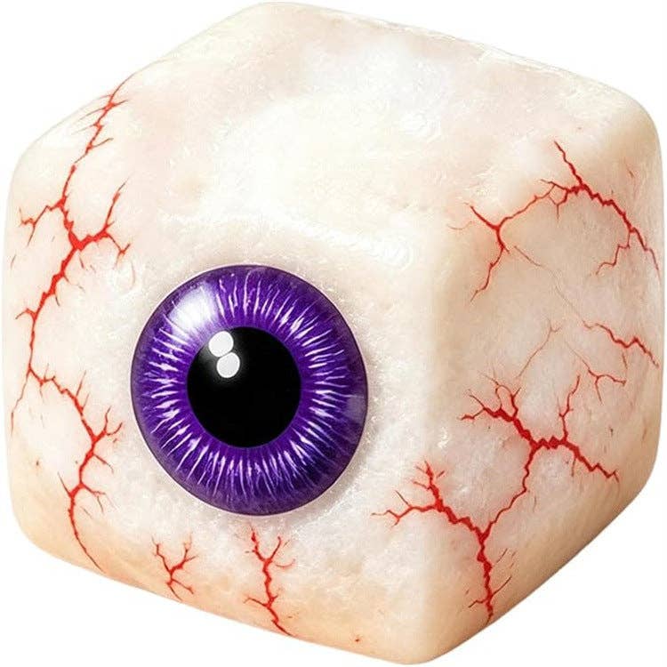 Halloween Horror Cube Slow Rising Stress Relief Squeeze Toy: Eyes