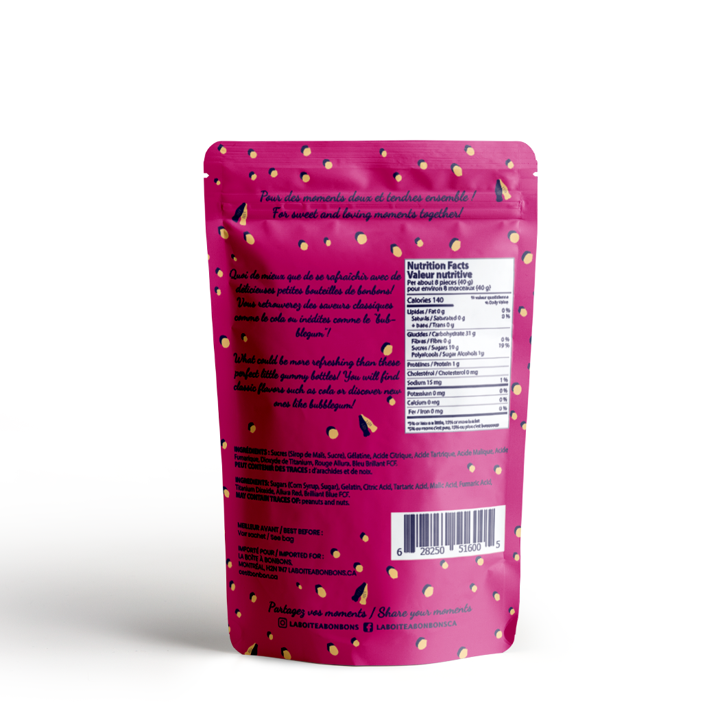 Sour Pop Bottles - Gummy Candies