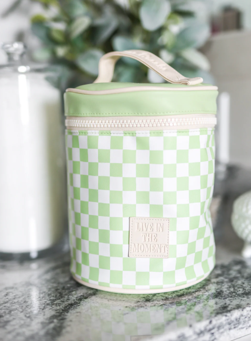 Barrel Organizer - Live In The Moment (Lime CHECKERED)