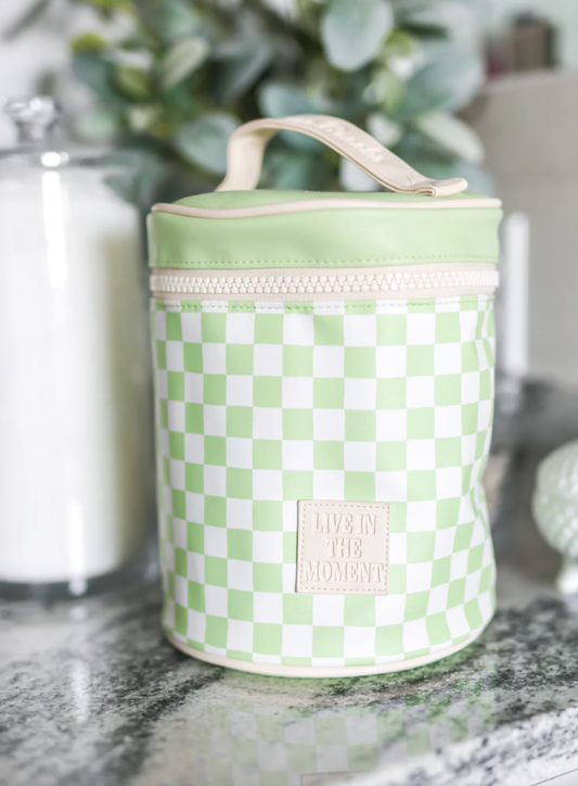 Barrel Organizer - Live In The Moment (Lime CHECKERED)