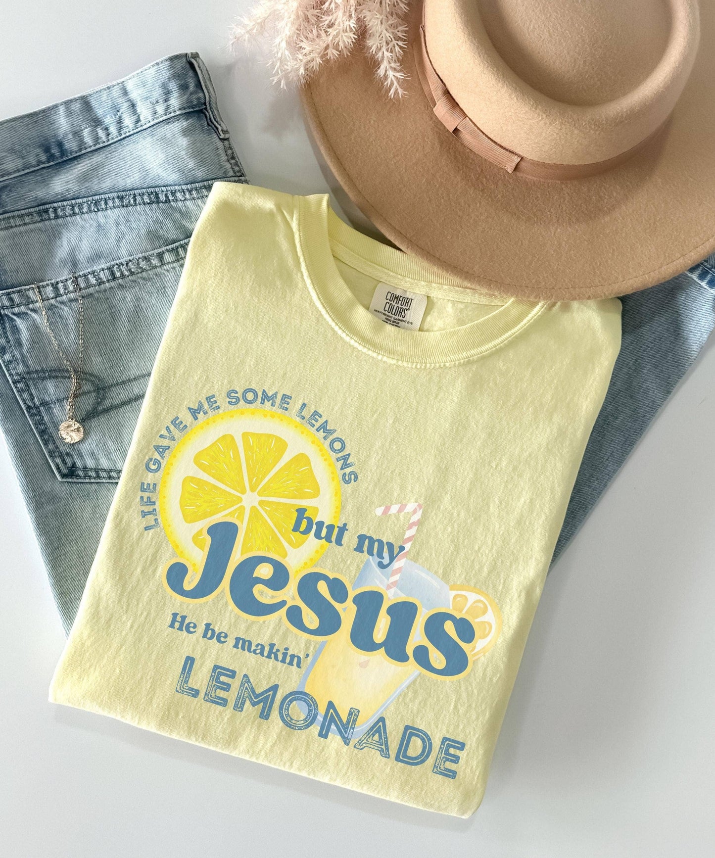 Comfort Colors Life Gave Me Some Lemons Christian Shirt: Banana-Comfort Color T-Shirt