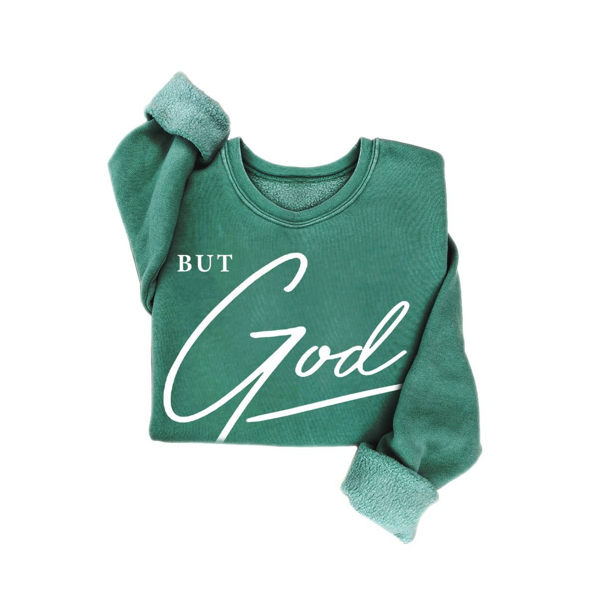 BUT GOD MINERAL GRAPHIC SWEATSHIRTS: MINERAL BEIGE / S-M-L-XL(1-2-2-1)
