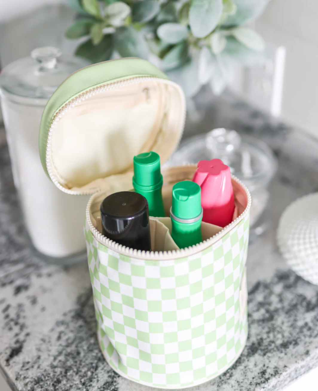 Barrel Organizer - Live In The Moment (Lime CHECKERED)