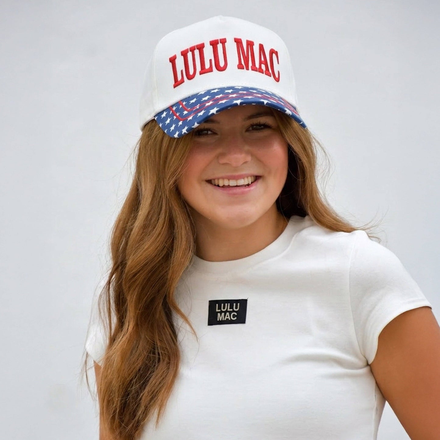 LM- RED STITCH/NAVY BILL