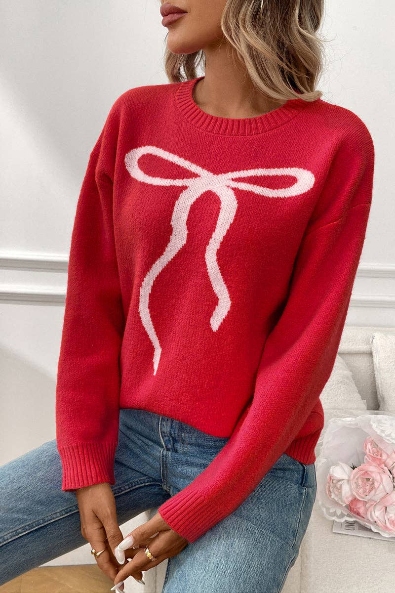 Bow Knit Sweater