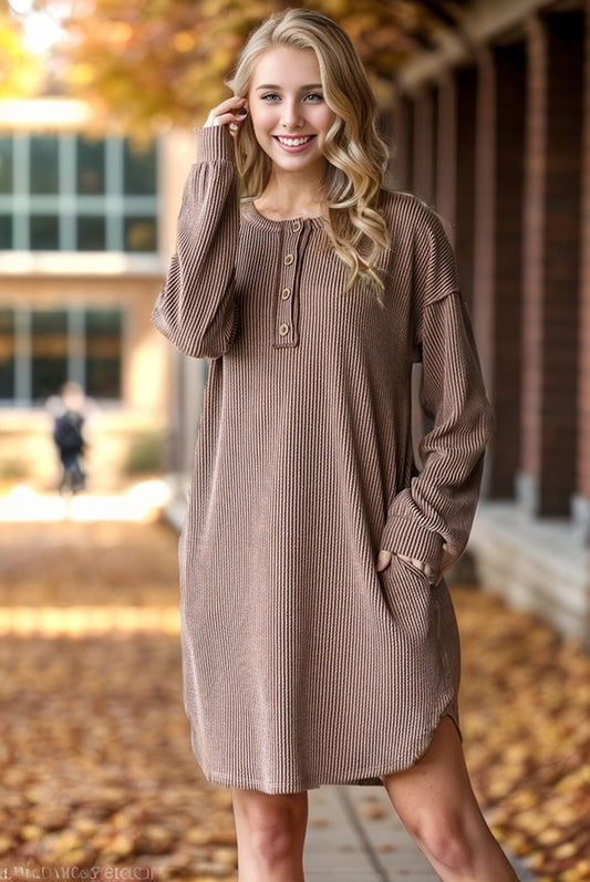 Cozy Ribbed Dress